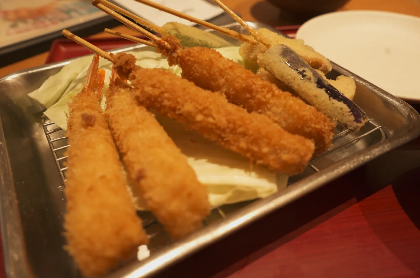 「海老どて食堂」揚げたての海老フライ